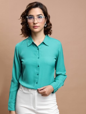 Women Solid Casual Shirts 