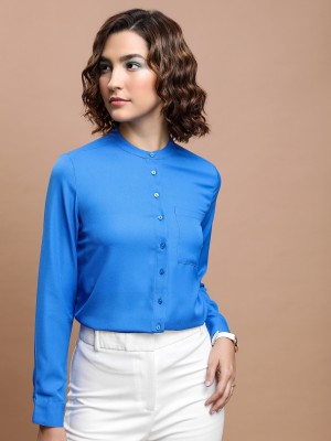 Women Solid Casual Shirts 