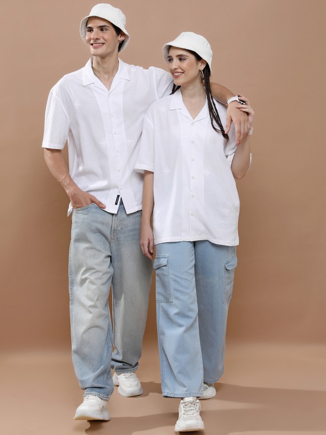 Unisex Oversized Fit Casual Shirt