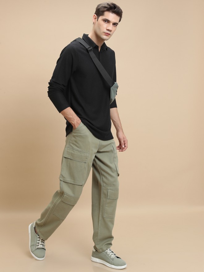 Collar t shirt with trousers hotsell