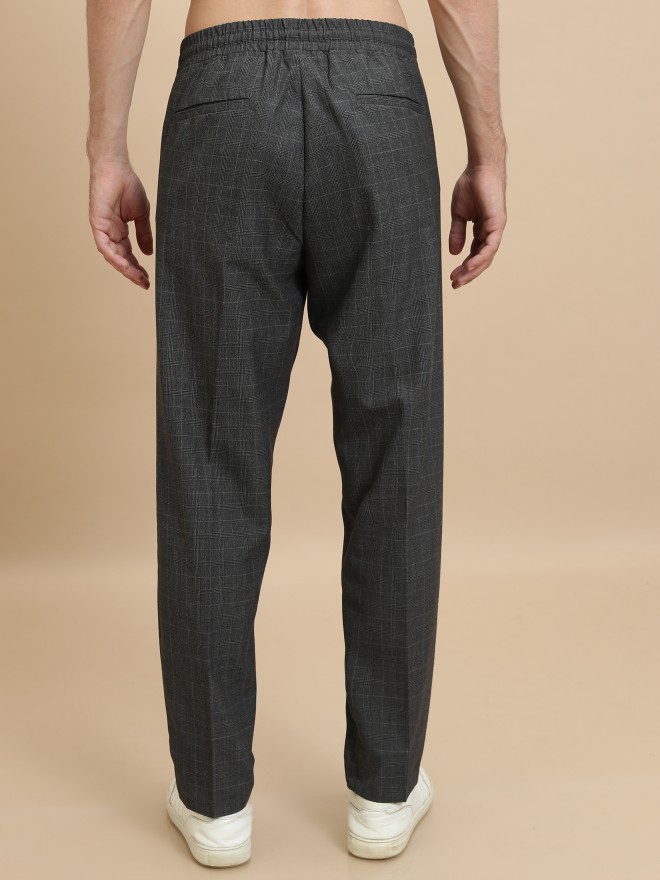 Skopes Brook Tailored Check Trousers - Light Grey | very.co.uk