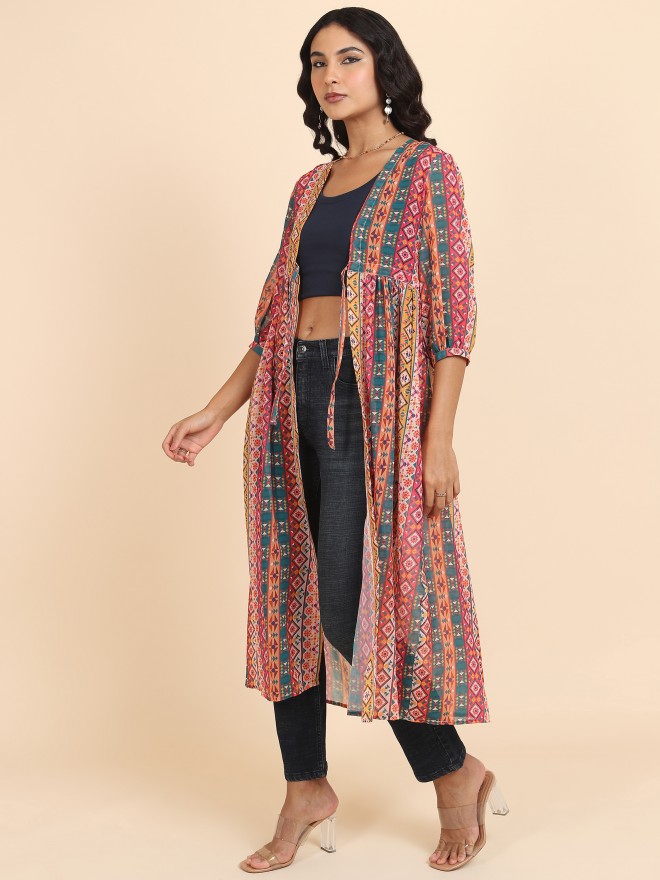 Women Printed Shrug