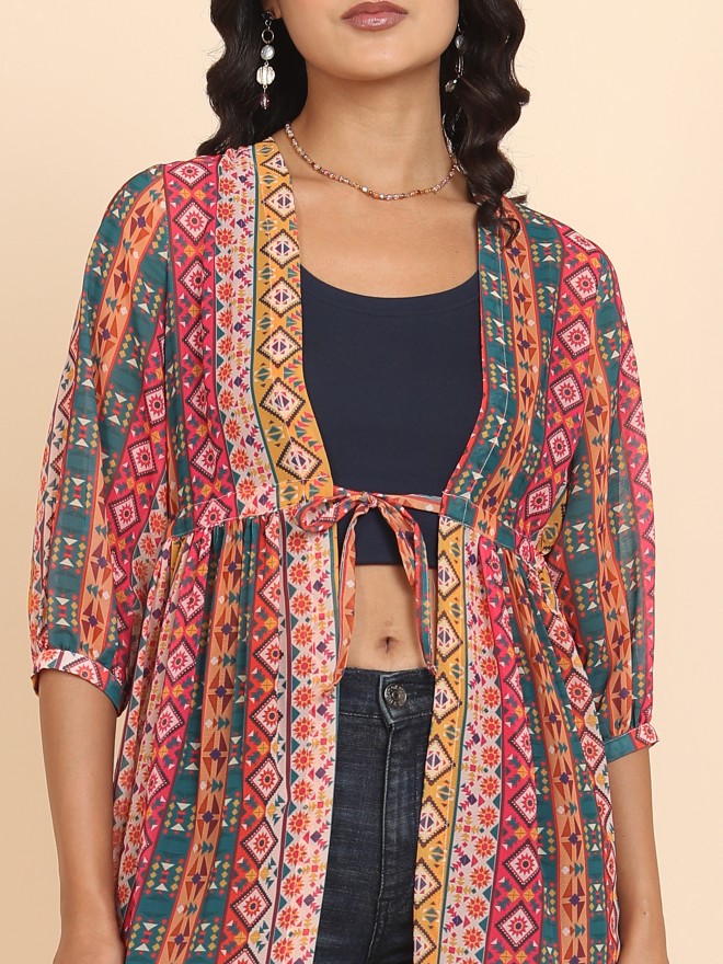 Women Printed Shrug