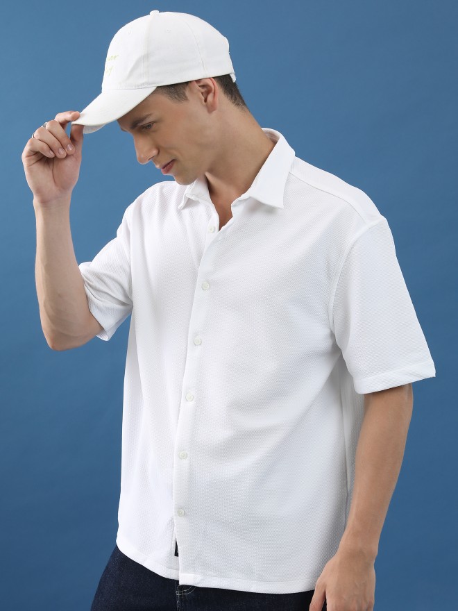 Men Oversized Fit Casual Shirt