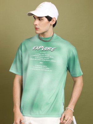 Men Round Neck Printed T-Shirt