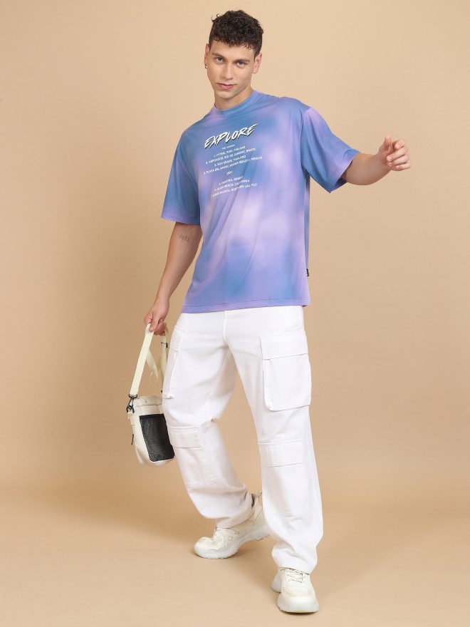 Unisex Printed Oversized Fit T-Shirt