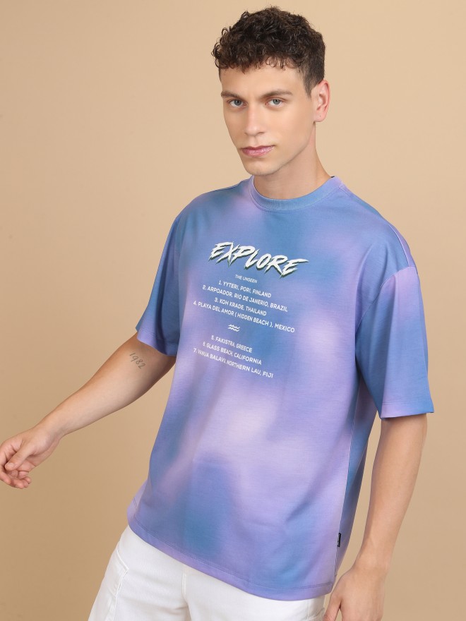 Unisex Printed Oversized Fit T-Shirt