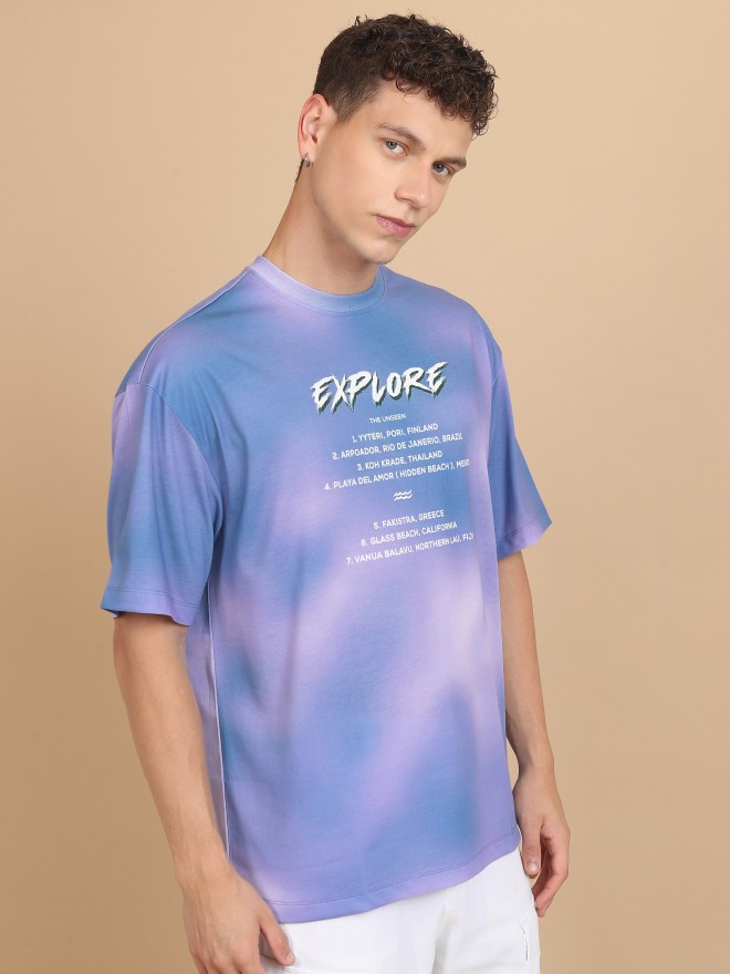 Unisex Printed Oversized Fit T-Shirt