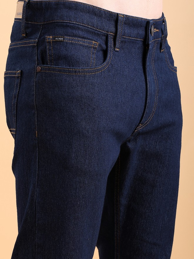 Highlander Men Blue Tapered Fit Clean Look  Jeans 