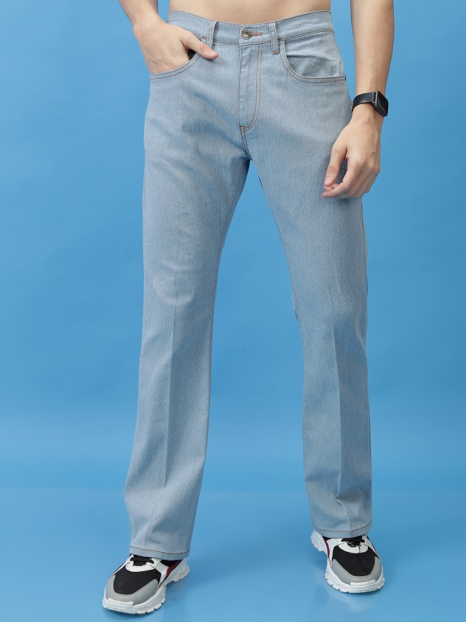 Buy Highlander Light Blue Bootcut Stretchable Jeans For Men Online At Rs Ketch