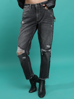 Buy Lyush Ice Blue Denim Jogger Jeans For Girls Online at Best