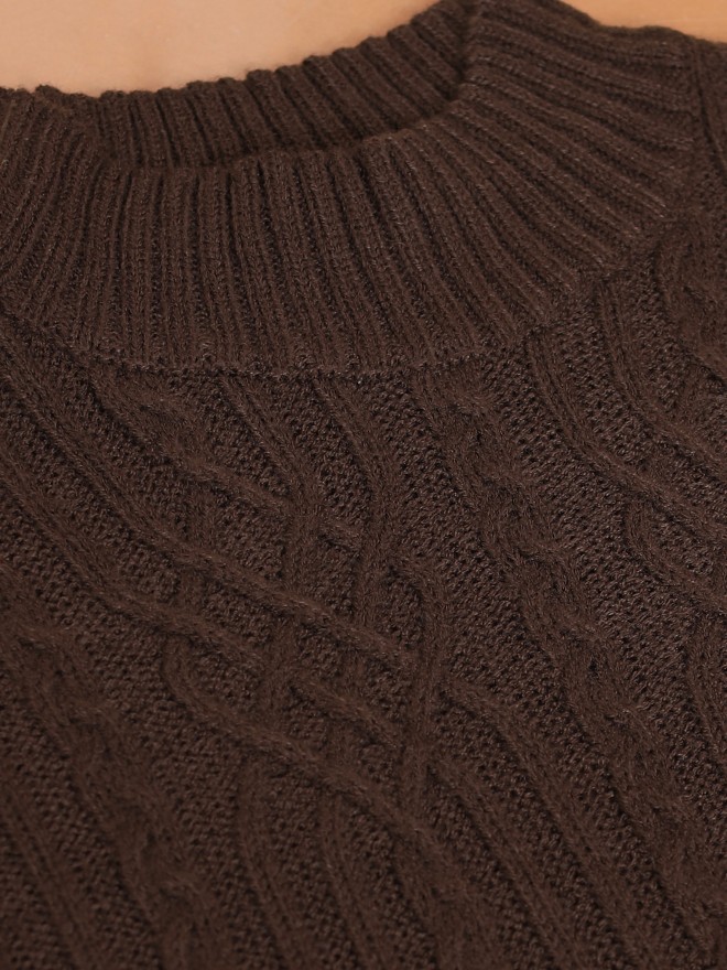 Buy Highlander Brown Turtle Neck Sweater for Men Online at Rs.800 - Ketch