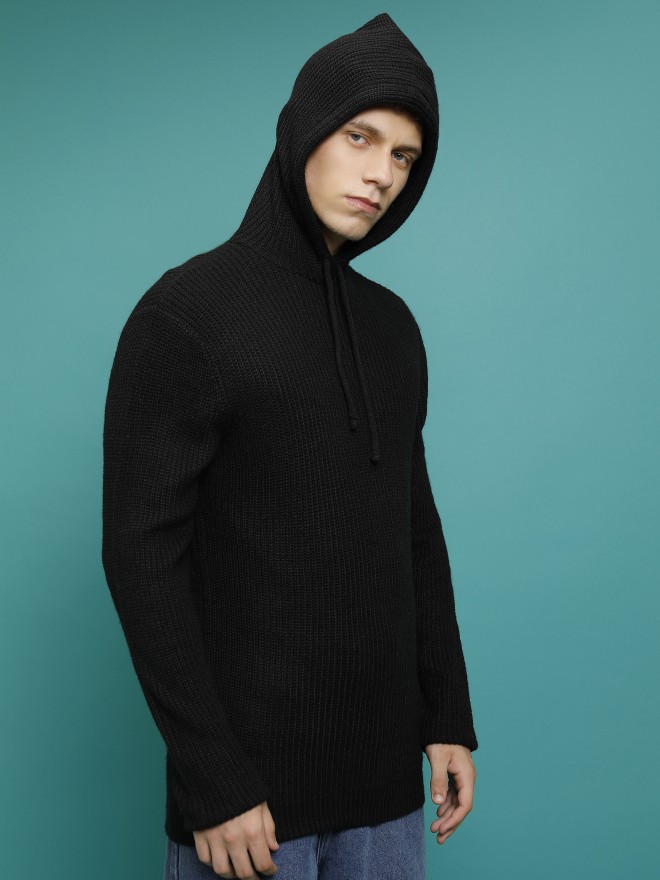 Buy Highlander Highlader Black Hooded Sweater for Men Online at Rs.659 ...