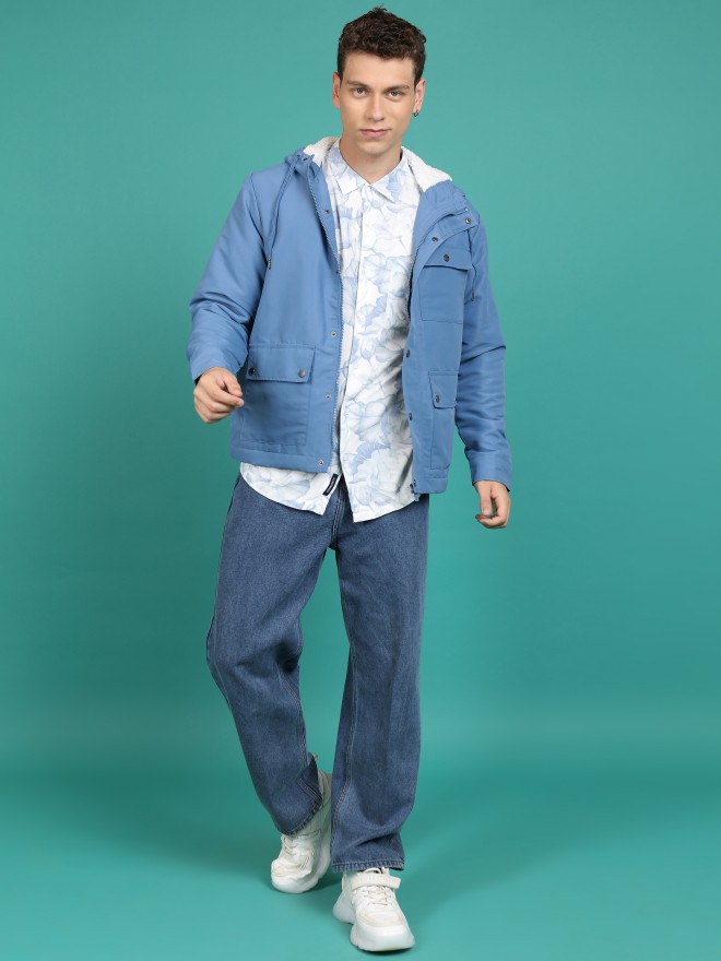 Cotton Men Denim Suit Jacket Single Breasted Pockets Blue Casual Street  Spring Autumn Male Outwear Slim Man Cowboy Blazer LJ201103 From Luo04,  $67.26 | DHgate.Com