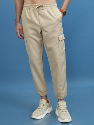 Men Regular Fit Casual Trousers Joggers 