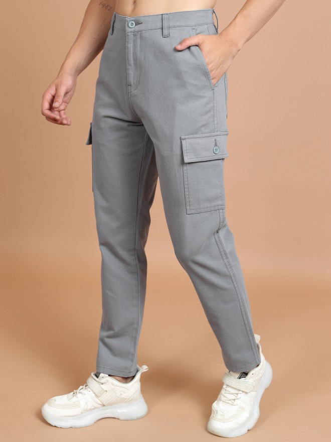 Cargo trousers Slim Fit - Light greige - Ladies