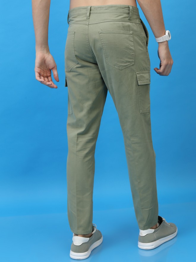 Buy Olive Green Cargo Pants for Men Online in India -Beyoung