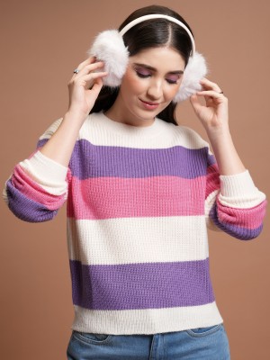 Women Self Design Sweater