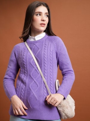 Women Cable Knit Sweater