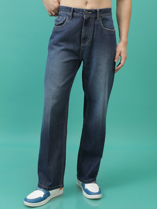 RSQ 5-Pocket Design Straight Leg Jeans for Women