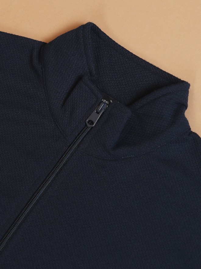 Buy Highlander Navy High Neck Sweatshirt for Men Online at Rs.530 - Ketch