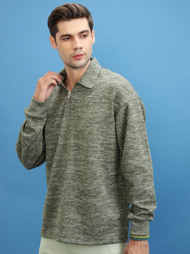 Pullover sweater with collar hotsell