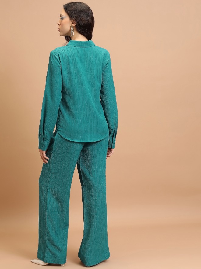 Ketch Women Teal Co-Ords 