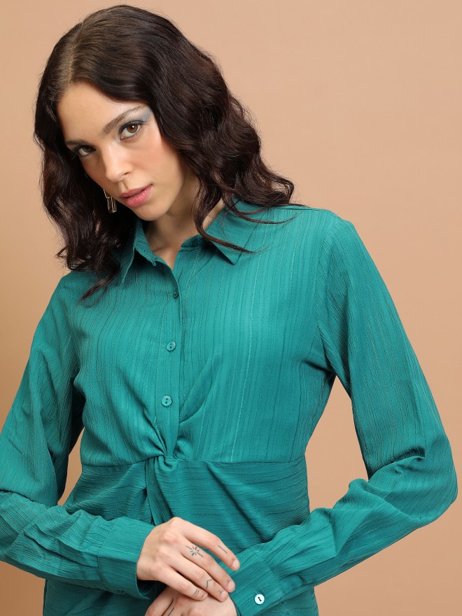 Ketch Women Teal Co-Ords 