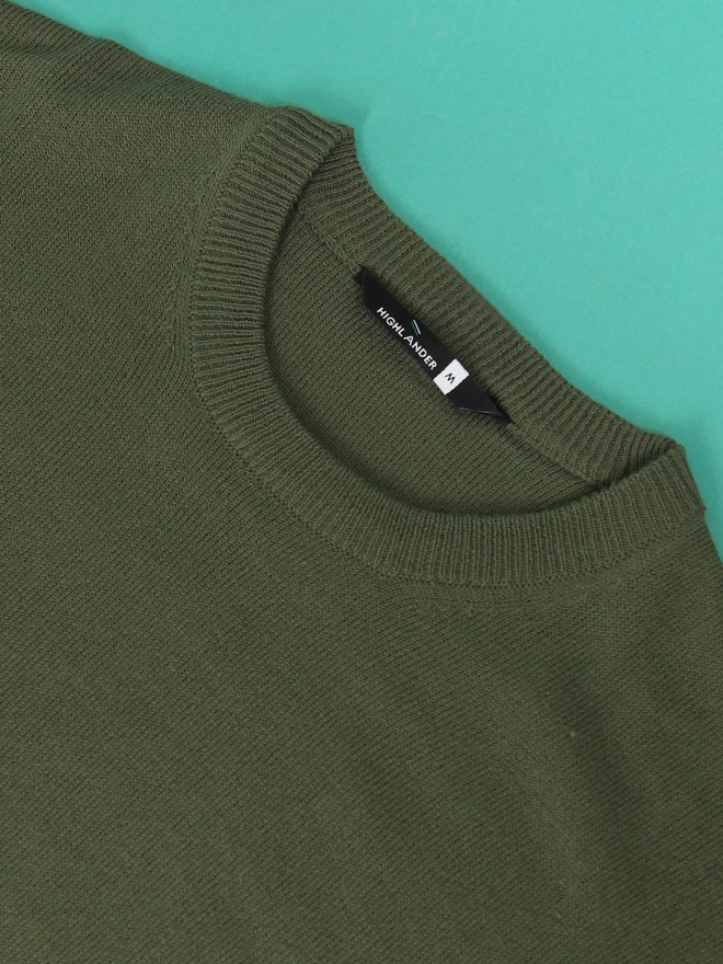 Buy Highlander Green Round Neck Sweater for Men Online at Rs.673 - Ketch