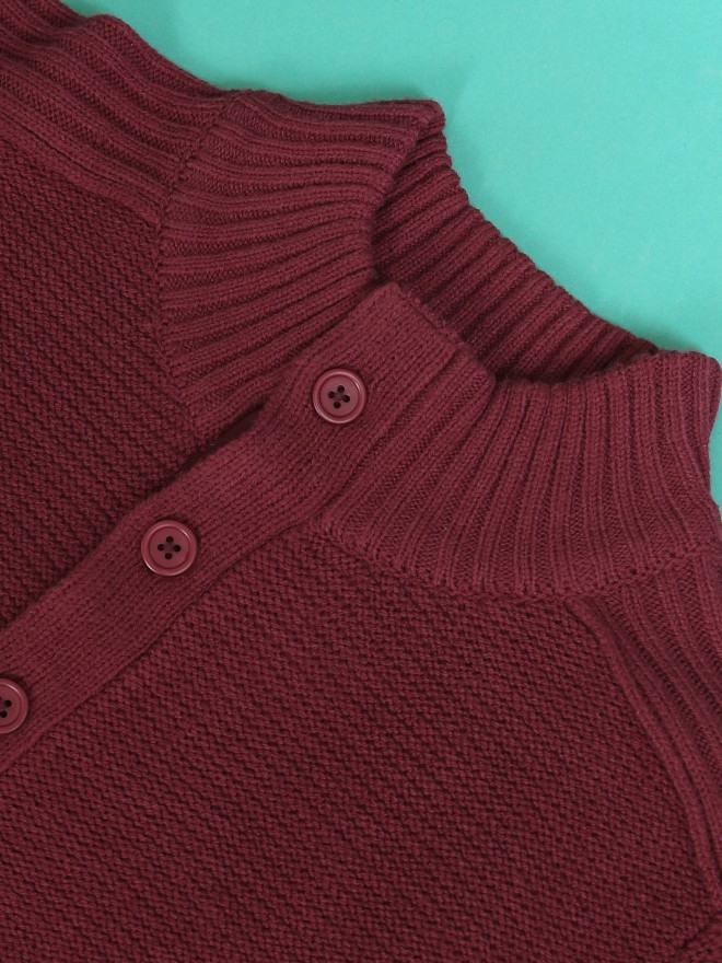 Buy Highlander Red Round Neck Sweater for Men Online at Rs.849 - Ketch
