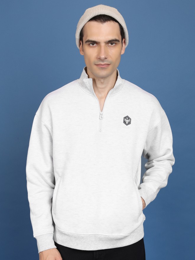 Buy Highlander White High Neck Sweatshirts for Men Online at Rs.659 - Ketch