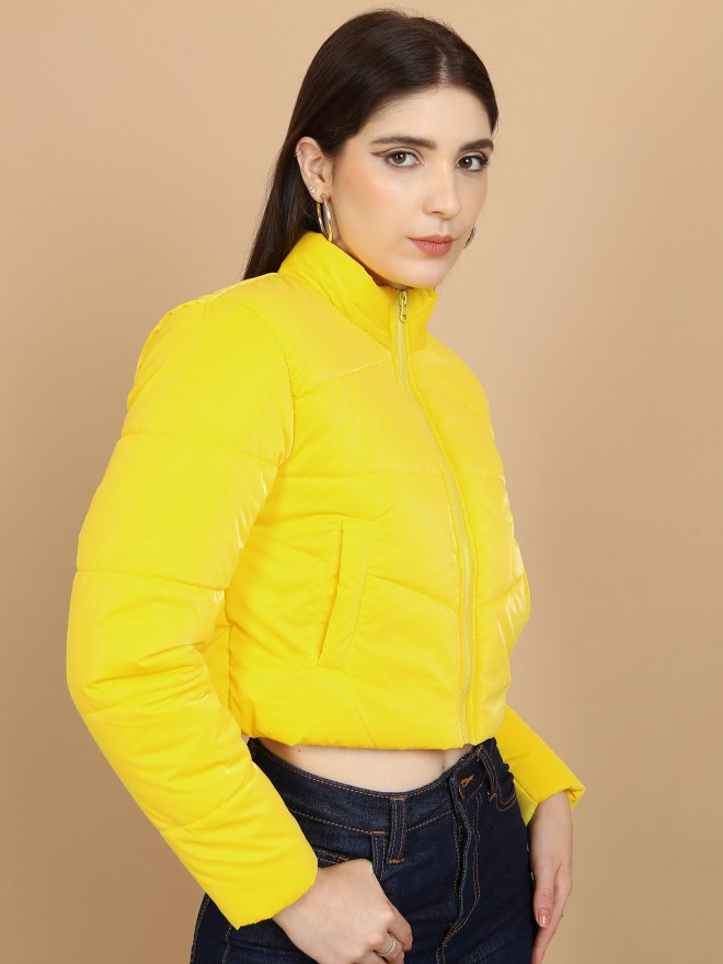 Womens mustard clearance padded jacket