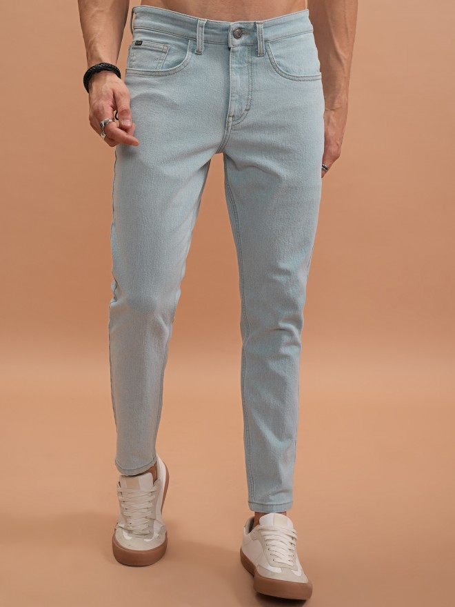 Buy Highlander Blue Tapered Fit Stretchable Jeans for Men Online at Rs.569  - Ketch