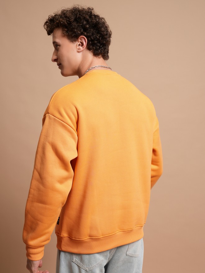 Orange cheap sweatshirt men