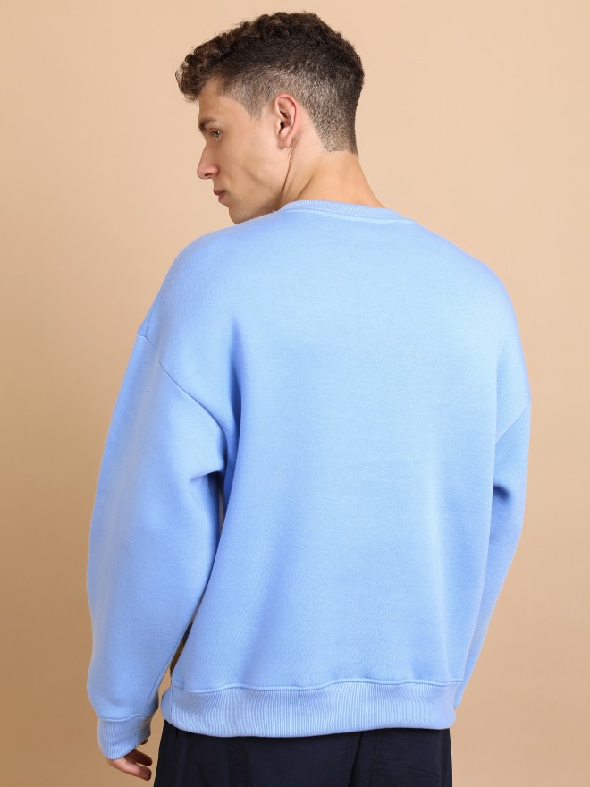 Blue Sweatshirts, Unisex Blue Pullovers