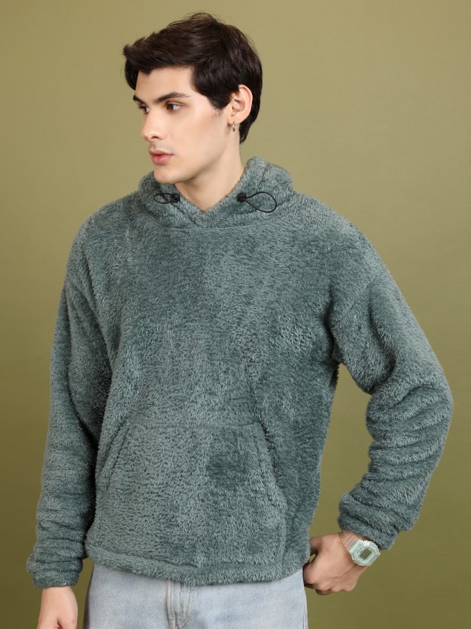 Buy Highlander Green Hooded Sweatshirt for Men Online at Rs.506 - Ketch