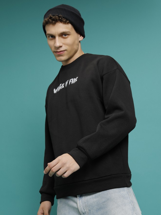 Buy Highlander Black Printed Sweatshirt for Men Online at Rs.609 - Ketch