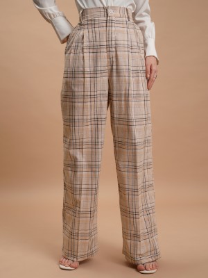 Women Checked Trousers 