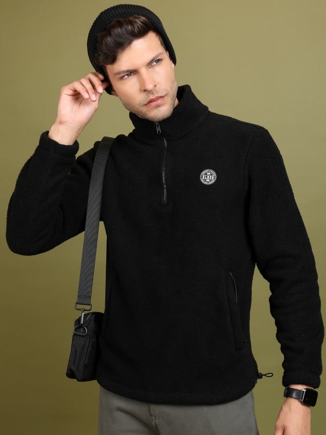 High neck hotsell sweatshirt mens