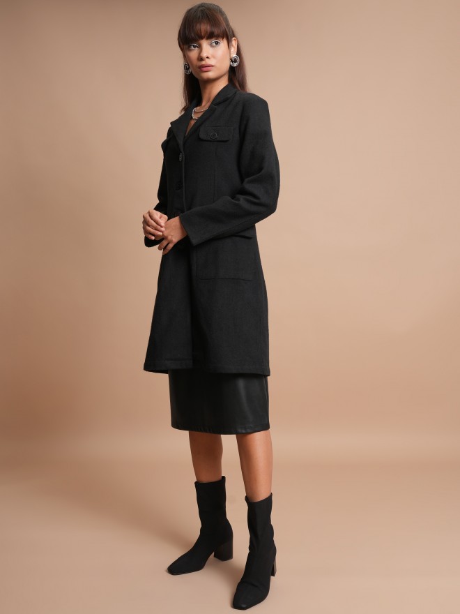 Buy Women's Jackets, Women Ladies Winter Lapel Slim Long Coat Jacket Parka  Outwear Wool Overcoat Online at desertcartINDIA