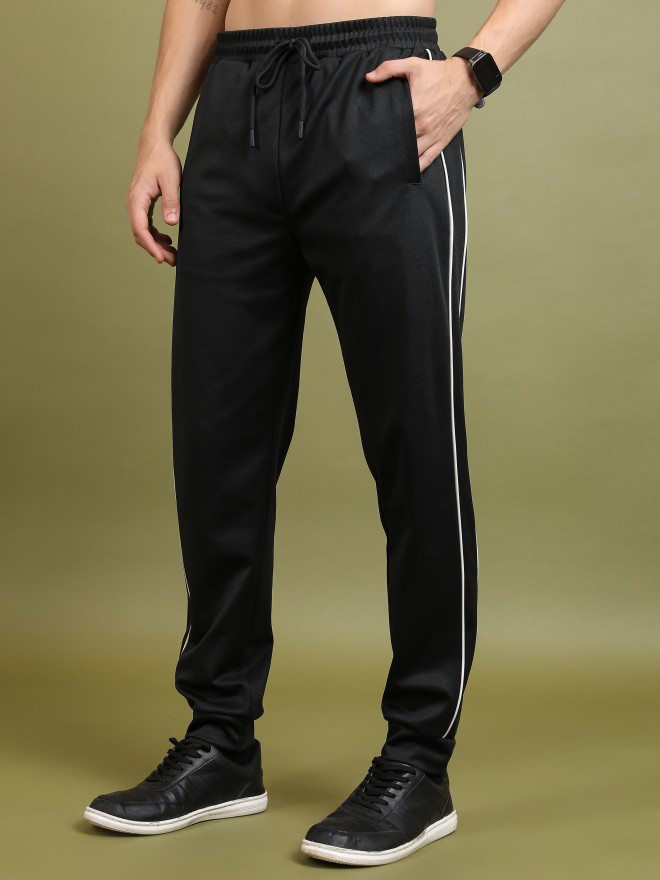  Casual Solid Joggers for Men Cotton Thick Sweatpants
