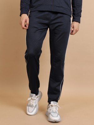 Men Straight Fit Casual Trousers Joggers 