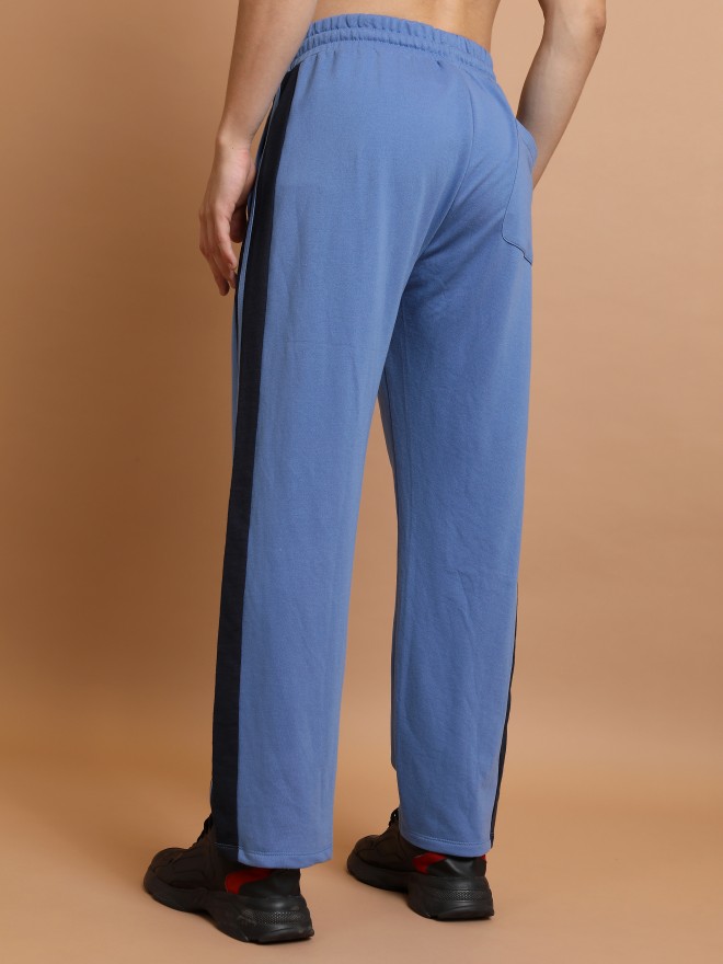 Highlander Men Blue Relaxed Fit Track Pants 