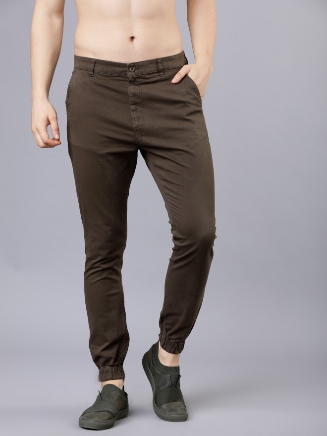 buy-highlander-olive-green-slim-fit-solid-joggers-for-men-online-at-rs