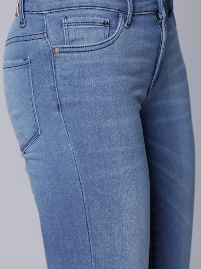 Buy Tokyo Talkies Blue Super Skinny Fit Stretchable Jeans For Women