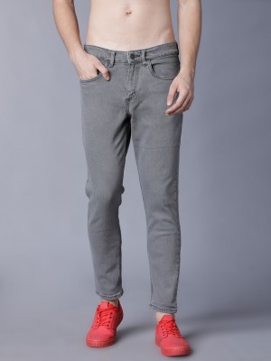 Grey Tapered Fit Jeans
