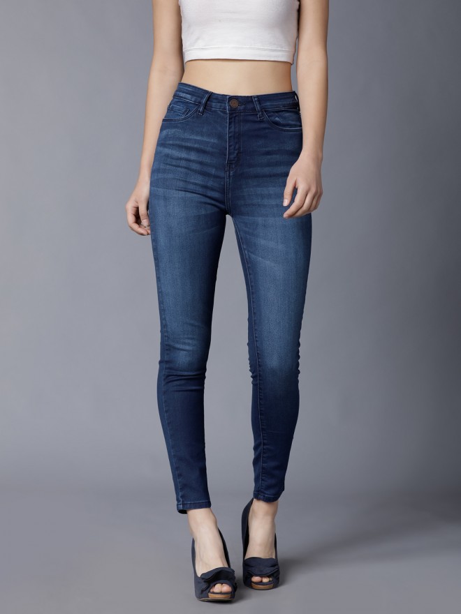 Buy Tokyo Talkies Blue Super Fit Stretchable Jeans Women Online at Rs.702 - Ketch