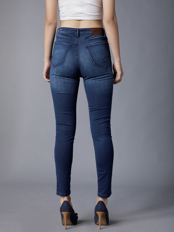Tokyo Talkies Women Blue Super Skinny Fit Stretchable Jeans