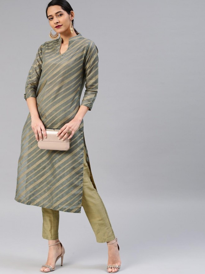 Buy Vishudh Women Kurta with Trousers for Women Online at Best Price ...