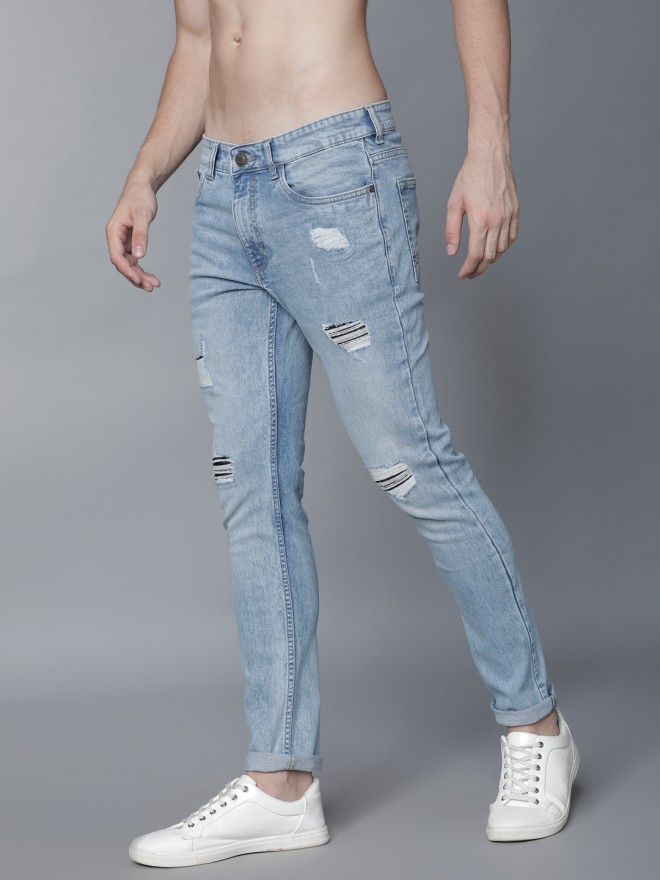 light blue slim fit jeans